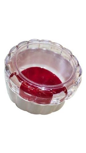 100% Transparent Durable Plastic Color Round Shape Jewelry Ring Box