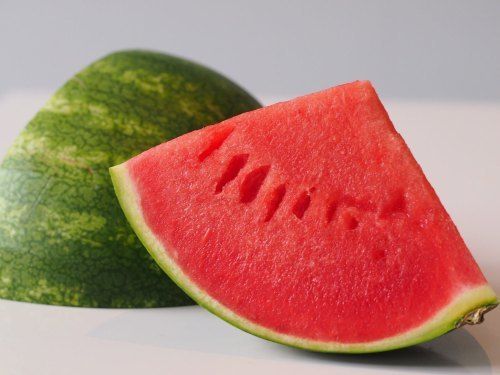 Antioxidants Lycopene And Vitamin C Organic Green Round Fresh Watermelon