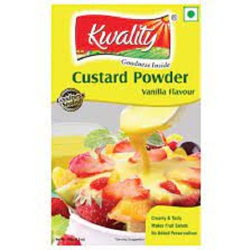 Instant Creamy Custard Powder With Vanilla Flavored, Weight : 100g