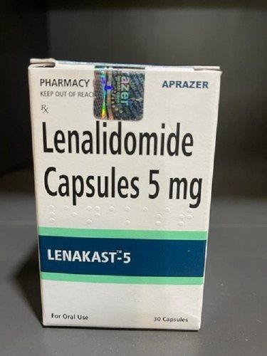  लेनालिडोमाइड 5 मिलीग्राम कैप्सूल (पैक आकार 30 कैप्सूल) 