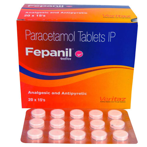 Paracetamol Tablets Ip, Pack Of 300 Tablets 