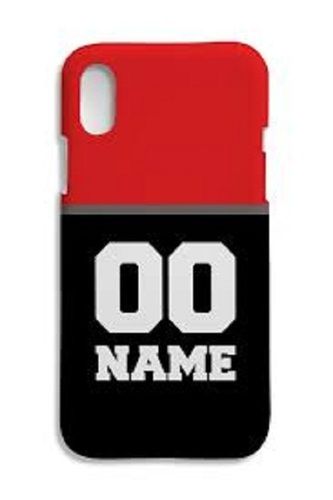 Red And Black Color Printed Designer Slim Light Weight Back Cover Case For Mobile Body Material: Plastic