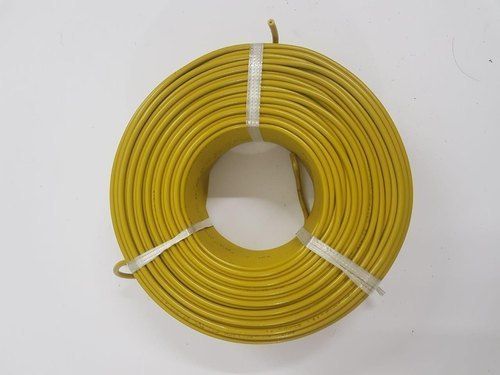 Strong And Safe Yellow Electric Cable, For Home 100 Kilograms