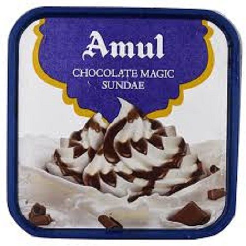 Sweet And Creamy Chocolate Vanilla Magic Sundae Ice Cream Age Group: Children