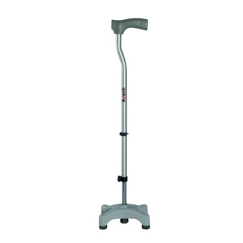 Vissco Invalid L-Shape Quadripod Walking Stick a   Universal