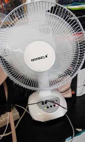 White Color Electronic Automatics Powerful Table Fan With Premium Air Speed