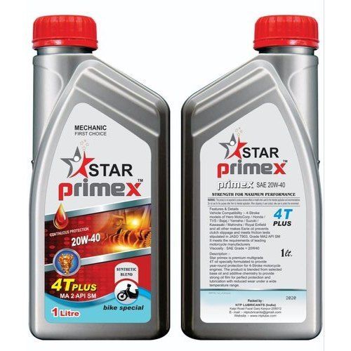  Light Vehicle Star Primer 20W-40 Engine Oil For Automobile, Packaging Bottle Chemical Composition: 80I? 90% Petroleum Hydrocarbon Distillate With 10I? 20% Additives To Impart Specific Properties To The Oil.