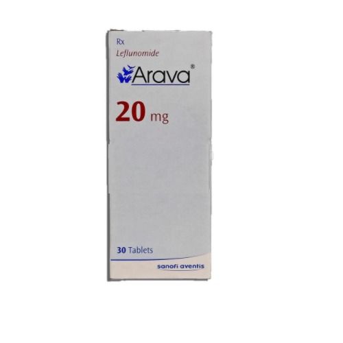 20Mg Arava Leflunomide Tablet For Pain Relief, 30 Tablets Age Group: Adult