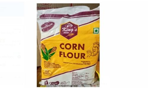 800 Gm, Healthy Rich Taste White King's Star Corn Flour For Cooking