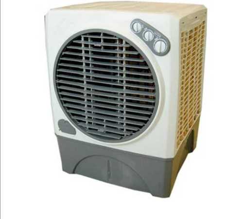 Floor Standing Air Cooler In White Grey Color And Plastic Body With Hassle Free Operations