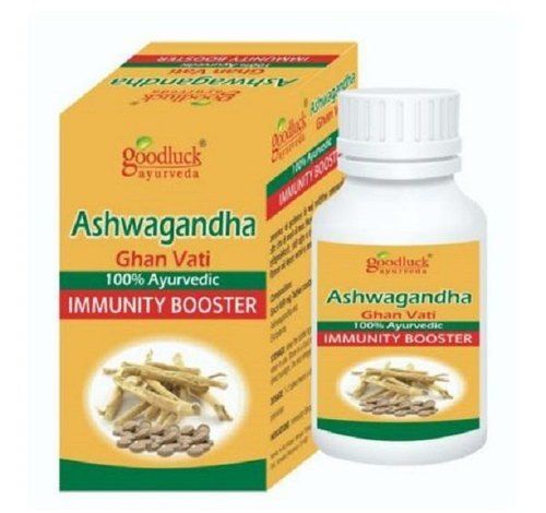 Ashwagandha Ghanvati Tablets, Bottle Blend Of Ashwagandha And Ghanvati
