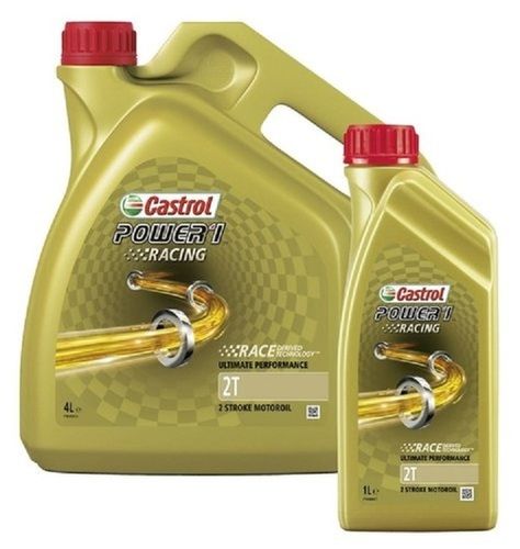 Bike Light Vehicle Castrol 2 Stroke Power 1 Racing Engine Oil, Packaging Can Chemical Composition: 80I? 90% Petroleum Hydrocarbon Distillate With 10I? 20% Additives To Impart Specific Properties To The Oil.