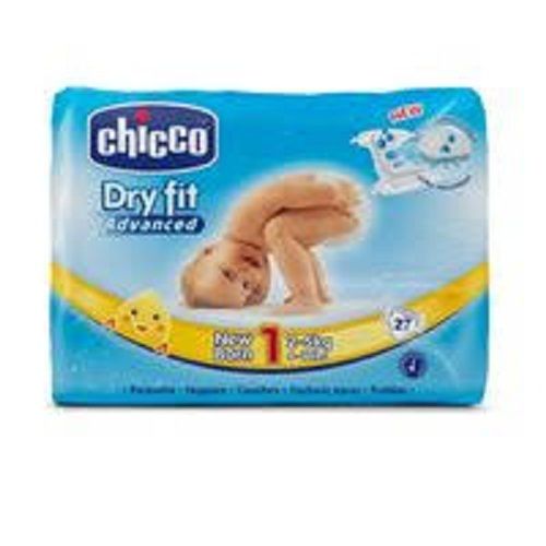 White Breathable And Soft Dry Fit Advanced Baby Diapers With Dry Technology