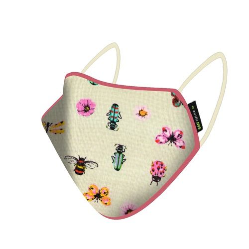 Extremely Soft, Breathable & Comfortable N95 Ffp2 Filtration Bugs Printed Face Mask Age Group: Adults