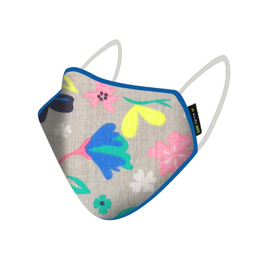 Flower Buds Printed Mask  - Age Group: Adults