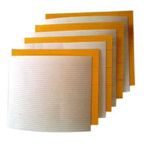 Heavy Duty Air Filter Paper In White Orange Color And Square Shape Size: As Per Customer