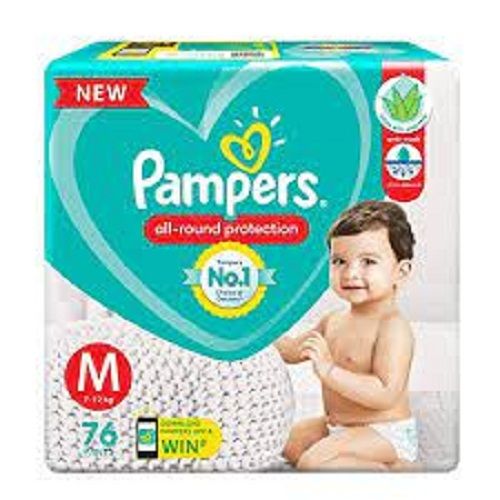 Pampers White Color All Rounder Protection Baby Pants With Aloe Vera Lotion