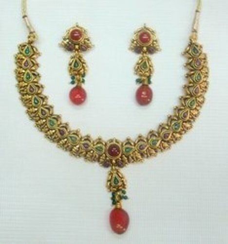 Party Wear Classy Look And Fancy Design Artificial Necklace Sets Gender: Women