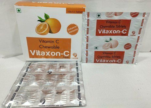 Vitamin C Chewable Tablet Formulated with 100% Natural Ingredients And No Artificial Flavors Or Colors