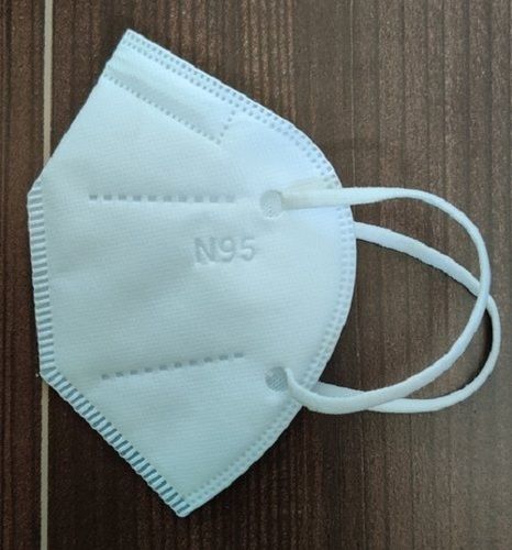 White Disposable N95 Face Mask Ce And Iso Certified To Protect Mouth Droplets Gender: Male