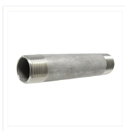 1/4 Inch Silver Mild Steel Polished Finish Round Pipe Nipple 