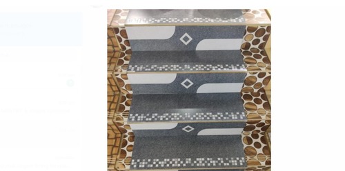 15 मिमी मोटाई 4 फीट ब्राउन और ब्लैक डिज़ाइन और एंटीक ग्रेनाइट टाइल्स के लिए