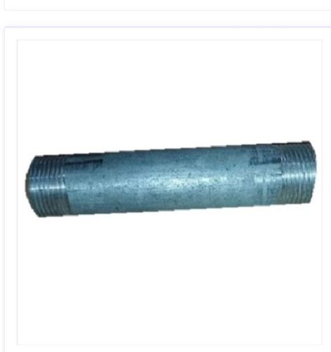 Chrome Plated 1 Inch Galvanized Iron Nipple Pipe Round Shape, Thickness 5 Mm, Connection Type Threaded