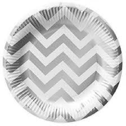 Eco Friendly White Color Disposable Paper Plate For Parties, Functions