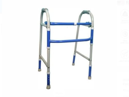 Portable Free Height Adjustable Aluminium Folding Walker For Old Age People