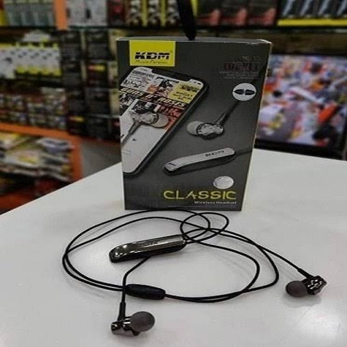 Kdm Classic Bluetooth Earphone Black, HandsFree Use And UserFriendly