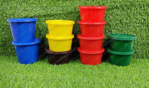 Multicolour Plastic Container