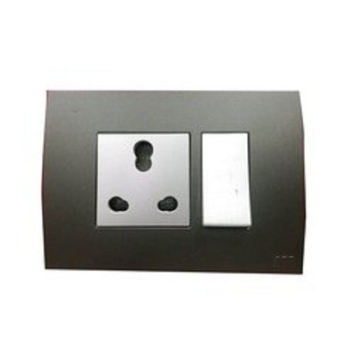 Modern Design Black And White Colour Plastic 16Mp Modular Switchesa Max. Current: 15 Amps Ampere (Amp)