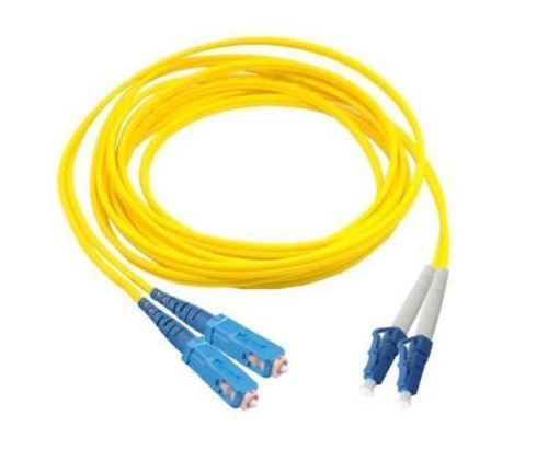 Yellow Heat Proof Fiber Optical Patch Cord For Broadband Network