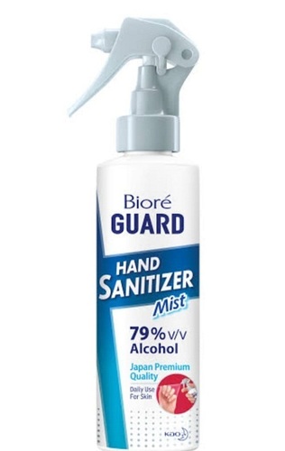 Alcohol Based Hand Sanitizer Liquid - 200ml Volume, Blue Color | Highly Effective, Long Shelf Life, Properly Packed, Suitable for All Ages