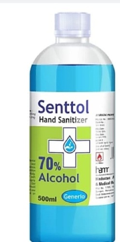 Alcohol Based Pure Hand Sanitizers - 200 mL, Blue Color | Highly Effective, Long Shelf Life, Suitable for All Ages, Single Use