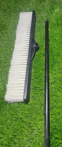 Black And Yellow Heavy-Duty Plastic Floor Cleaning Brush For Domestic Usage