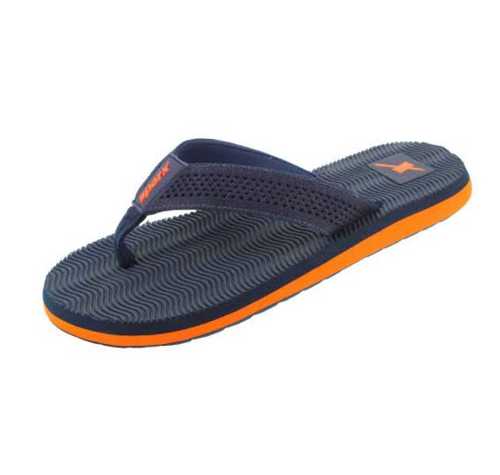 Rubber Casual Wear Mens Chappal In Yellow And Black Color, Flexible And Comfortable 