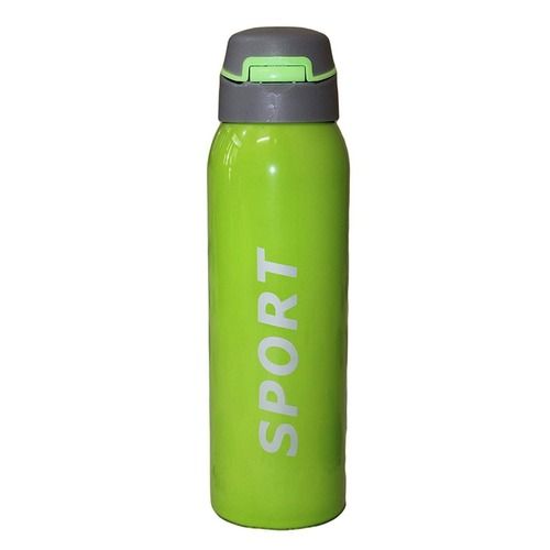 Green Color Double Wall Vacuum Insulated Plastic Water Bottle For Children