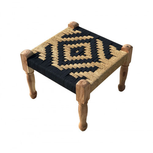 Craferia Export Handmade Indoor/Outdoor Mudha Pidha/Small Charpai For Sitting And Relaxing