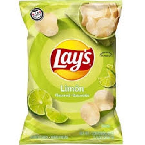 Aloo Hygienically Packed Crunchy And Salty Taste Lays Limon Flavor Potato Chips