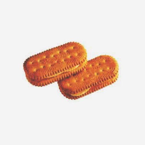 Natural Ingredients Orange Rectangular Shape Cream Sandwich Biscuits  Packaging: Bulk