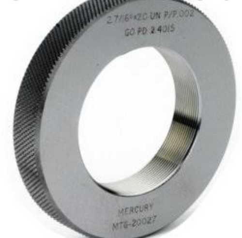 Screw Plug And Ring Gauges In Stainles Steel Metal And Gray Color Grade: Industrial