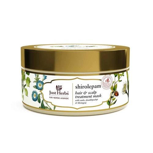 Shirolepam Hair And Scalp Treatment Mask With Amla, Shankhpushpi And Bhringraj