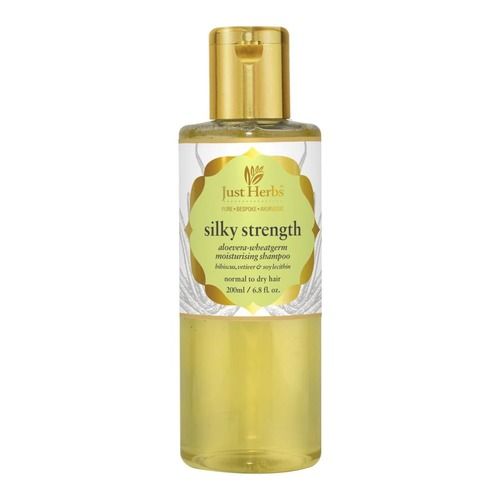 Hair Treatment Products Silky Strength Aloe Vera And Wheatgerm Moisturizing Shampoo With Hibiscus And Vetiver