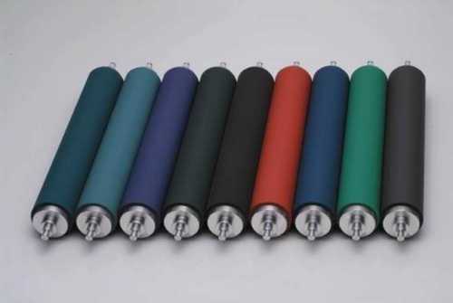 Heat Resistance 1-4 Inch Stainless Steel Rubber Rollers Available In Various Colors