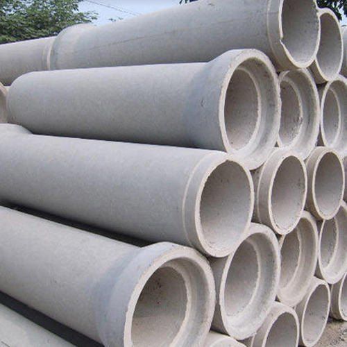 White And Grey 100-200 Mm Concrete Rcc Pipe(Sturdy In Construction)