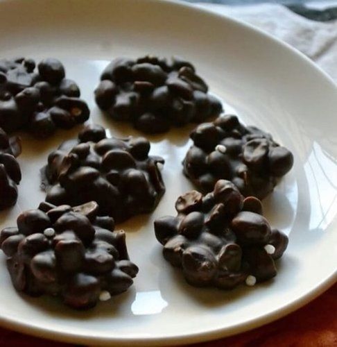 Best In Taste And Quality Homemade Round Peanut Chocolate Cluster