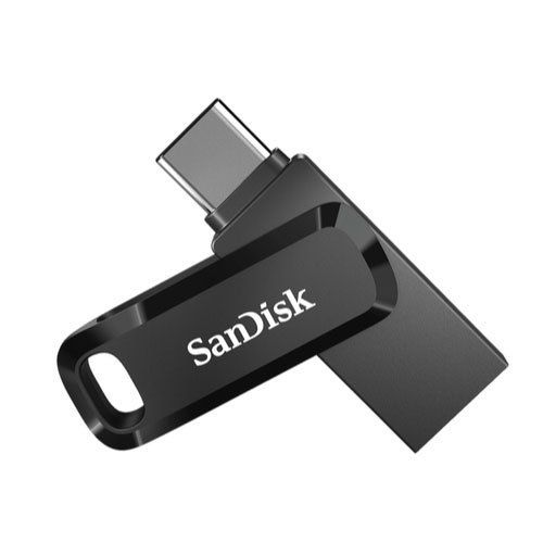 Black Color Sandisk Ultra Dual Drive USB Type Black Color With 8 GB Pen Drive