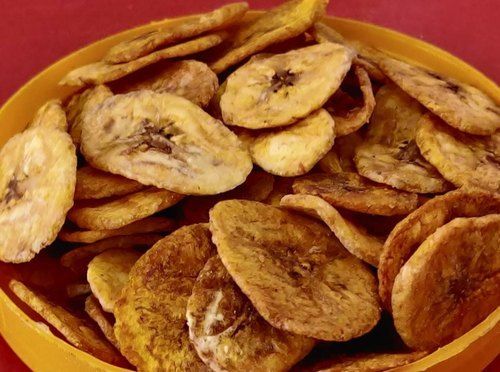 Brown Nutritious And Healthy Nendram 100% Natural Banana Sweet Chips