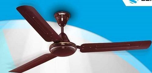 Energy Efficient Long Life Span Brown Three Blade Electrical Ceiling Fans
